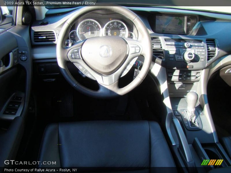 Premium White Pearl / Ebony 2009 Acura TSX Sedan