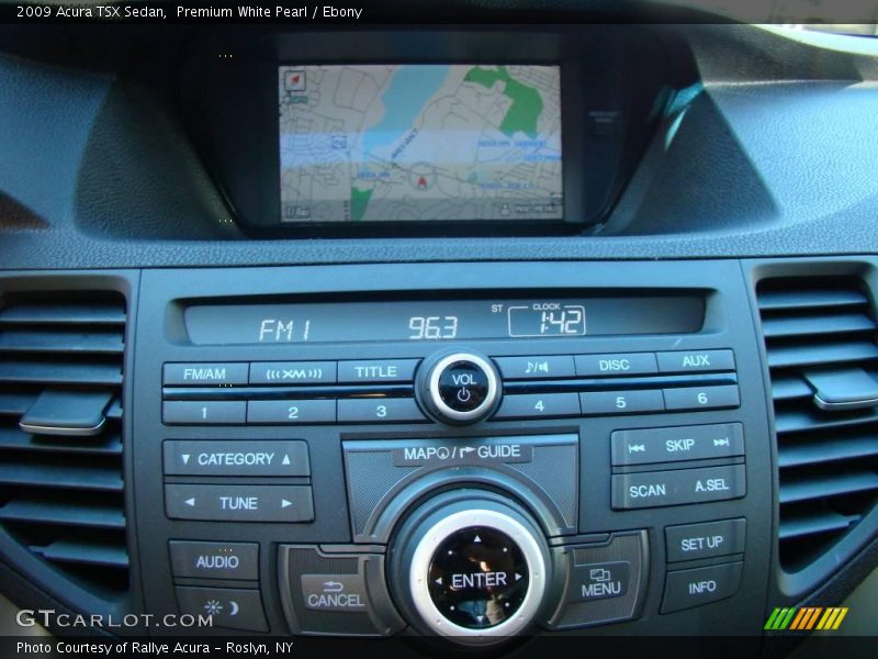 Premium White Pearl / Ebony 2009 Acura TSX Sedan