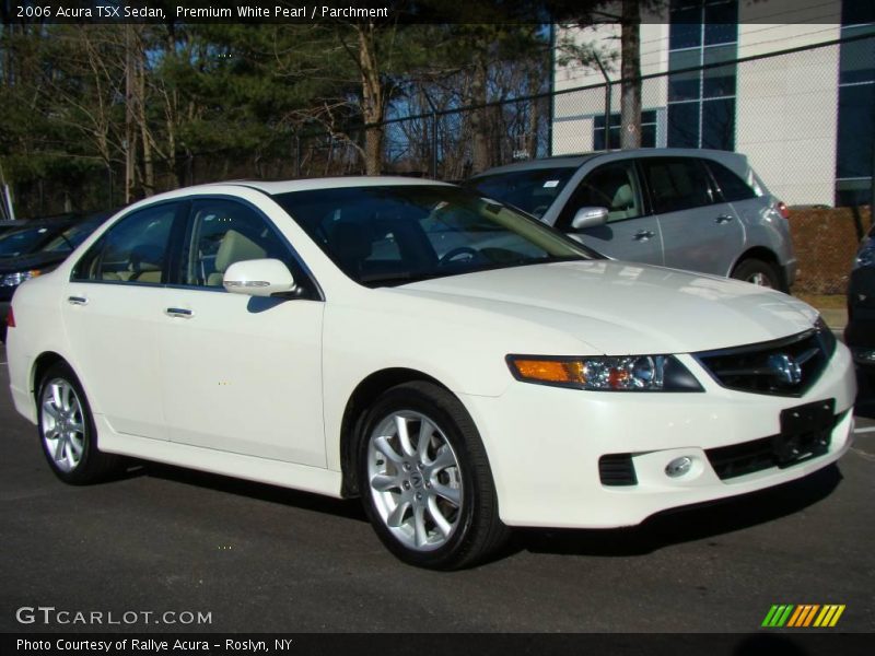 Premium White Pearl / Parchment 2006 Acura TSX Sedan