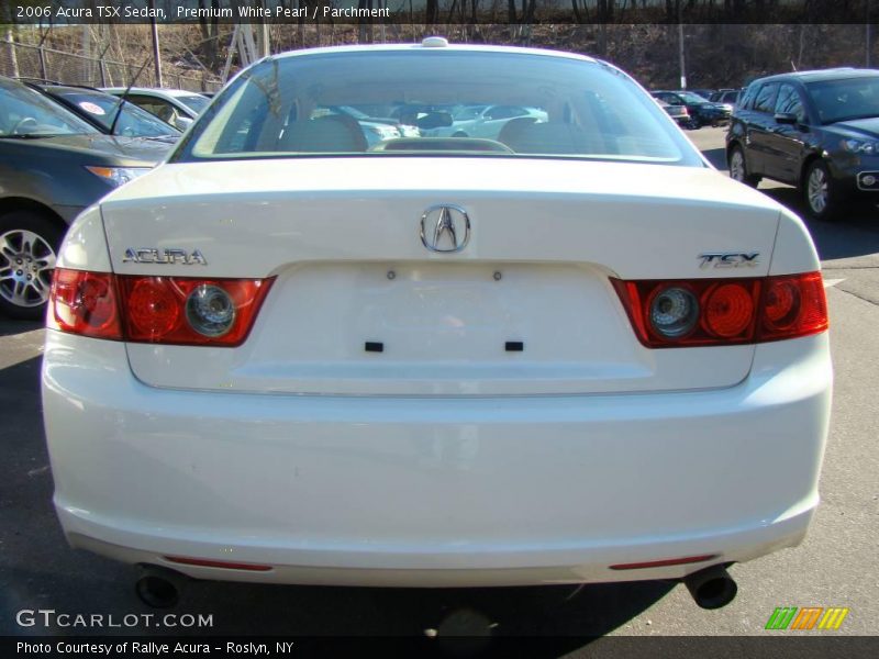 Premium White Pearl / Parchment 2006 Acura TSX Sedan