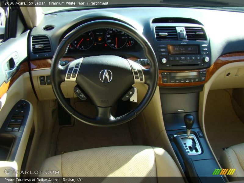 Premium White Pearl / Parchment 2006 Acura TSX Sedan