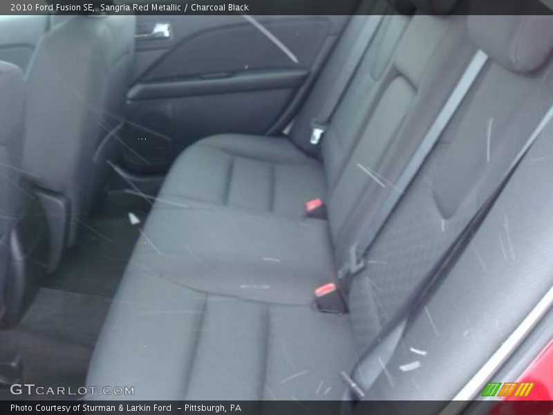 Sangria Red Metallic / Charcoal Black 2010 Ford Fusion SE