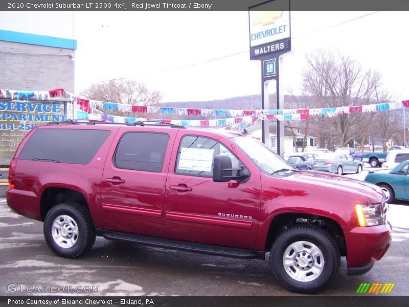 Red Jewel Tintcoat / Ebony 2010 Chevrolet Suburban LT 2500 4x4