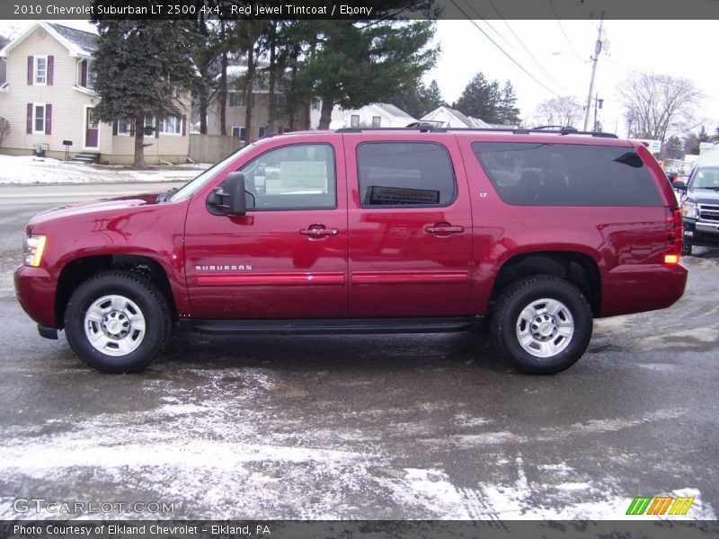 Red Jewel Tintcoat / Ebony 2010 Chevrolet Suburban LT 2500 4x4
