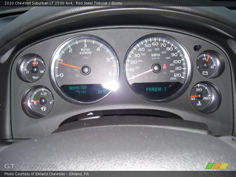 Red Jewel Tintcoat / Ebony 2010 Chevrolet Suburban LT 2500 4x4