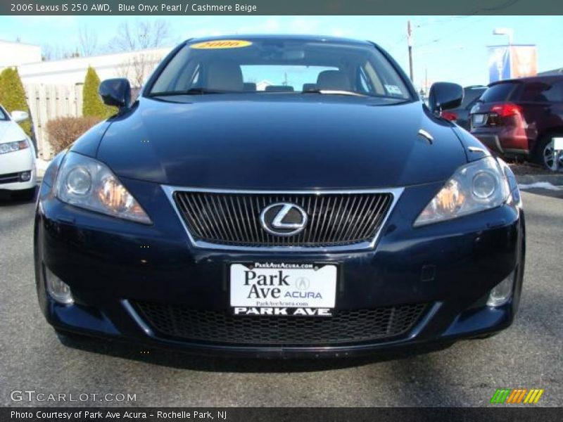 Blue Onyx Pearl / Cashmere Beige 2006 Lexus IS 250 AWD
