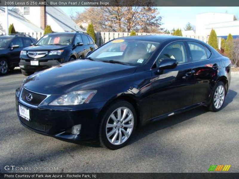 Blue Onyx Pearl / Cashmere Beige 2006 Lexus IS 250 AWD