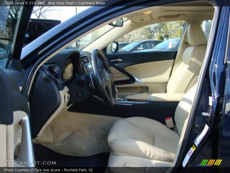 Blue Onyx Pearl / Cashmere Beige 2006 Lexus IS 250 AWD