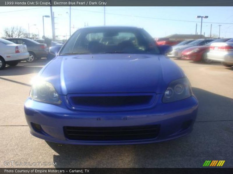 Electron Blue Pearl / Dark Gray 1999 Honda Civic Si Coupe