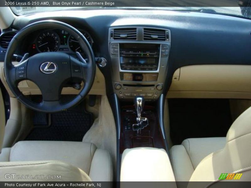 Blue Onyx Pearl / Cashmere Beige 2006 Lexus IS 250 AWD