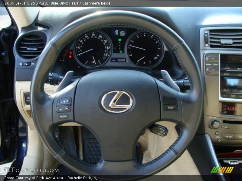 Blue Onyx Pearl / Cashmere Beige 2006 Lexus IS 250 AWD