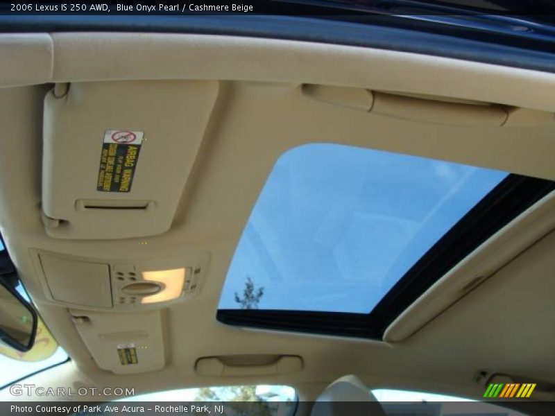 Blue Onyx Pearl / Cashmere Beige 2006 Lexus IS 250 AWD