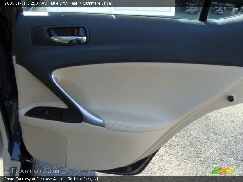 Blue Onyx Pearl / Cashmere Beige 2006 Lexus IS 250 AWD
