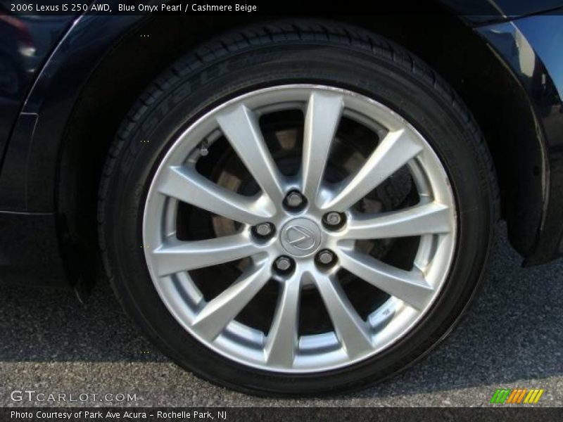 Blue Onyx Pearl / Cashmere Beige 2006 Lexus IS 250 AWD