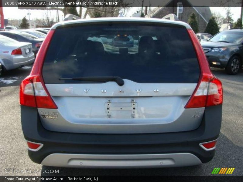 Electric Silver Metallic / Anthracite Black 2008 Volvo XC70 AWD