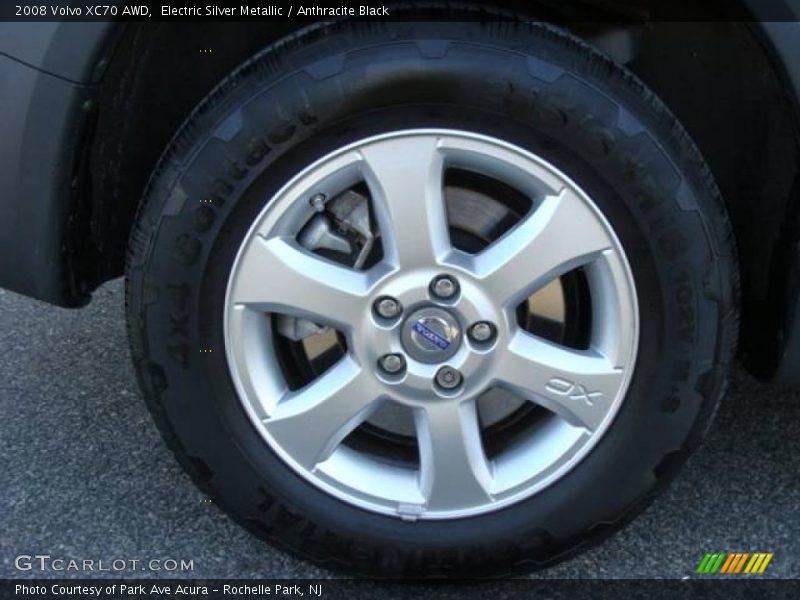Electric Silver Metallic / Anthracite Black 2008 Volvo XC70 AWD