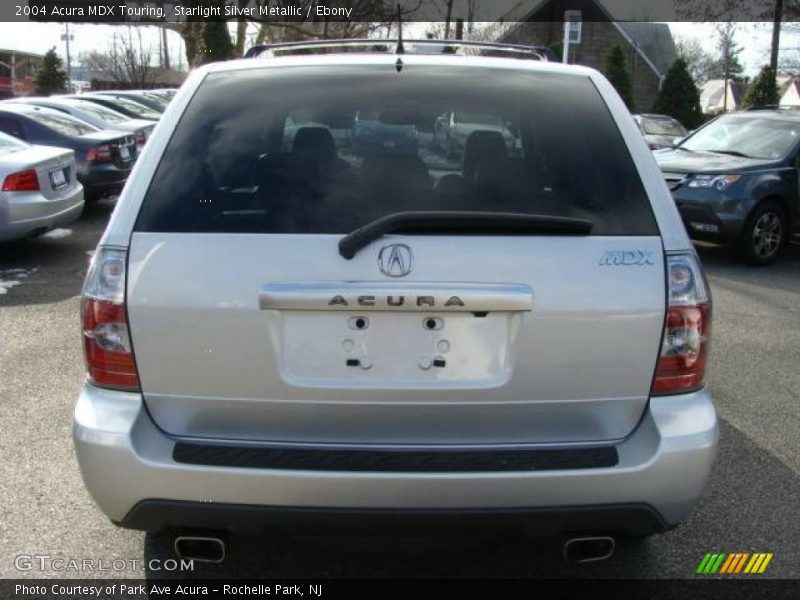 Starlight Silver Metallic / Ebony 2004 Acura MDX Touring