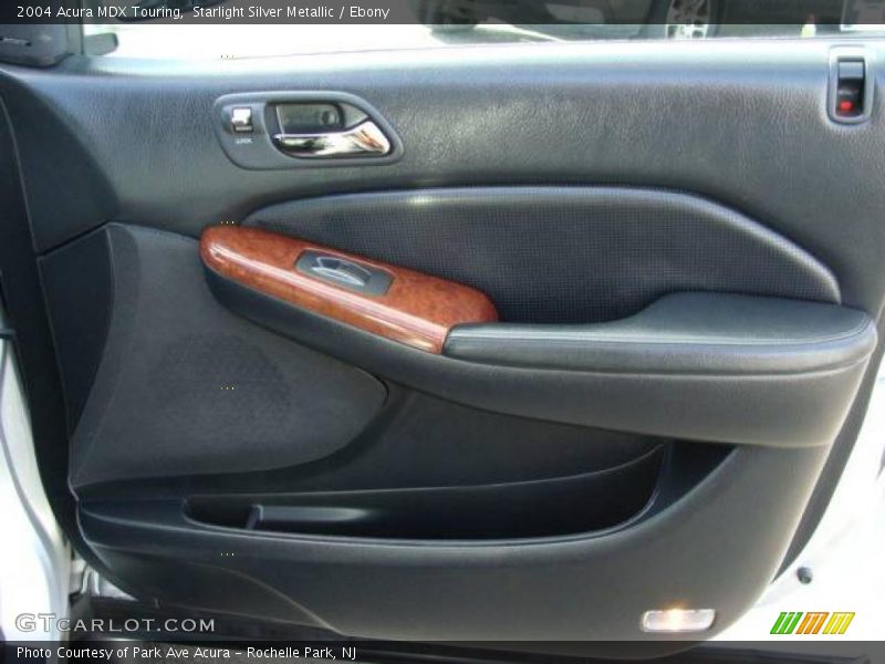 Starlight Silver Metallic / Ebony 2004 Acura MDX Touring