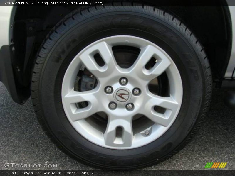 Starlight Silver Metallic / Ebony 2004 Acura MDX Touring
