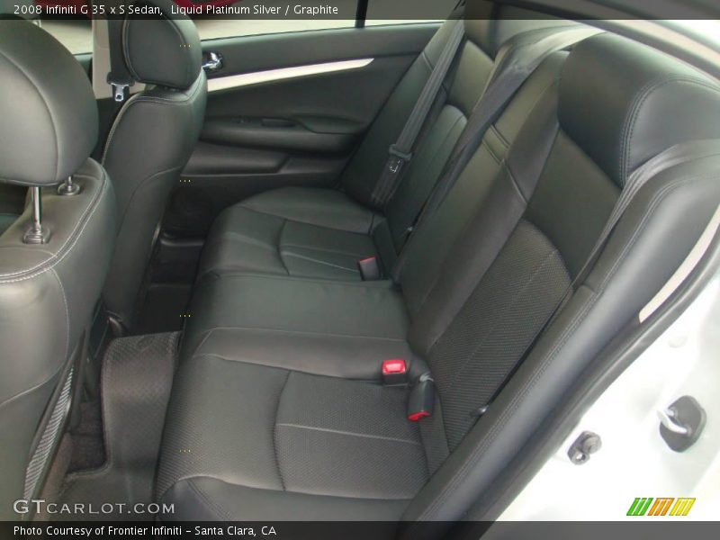  2008 G 35 x S Sedan Graphite Interior