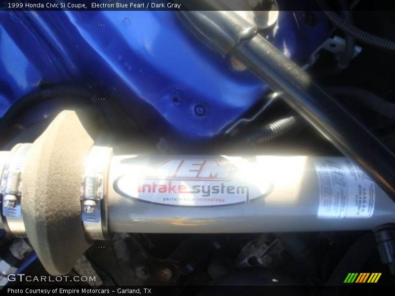 Electron Blue Pearl / Dark Gray 1999 Honda Civic Si Coupe