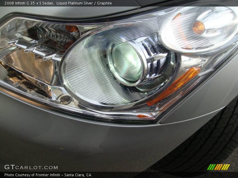 Liquid Platinum Silver / Graphite 2008 Infiniti G 35 x S Sedan