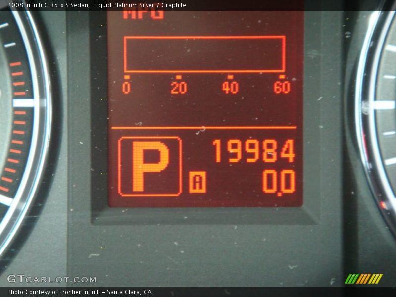 Liquid Platinum Silver / Graphite 2008 Infiniti G 35 x S Sedan