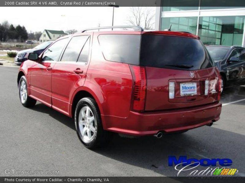 Crystal Red / Cashmere/Cocoa 2008 Cadillac SRX 4 V6 AWD