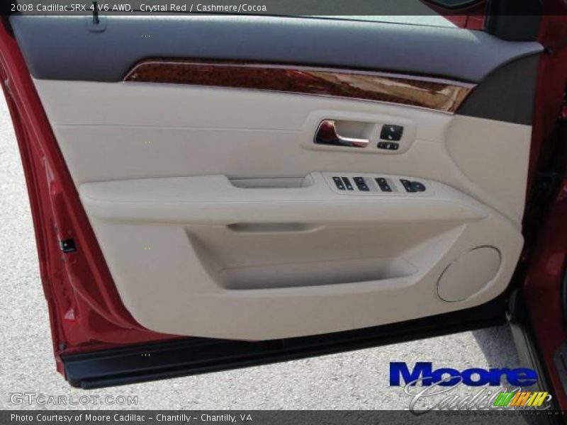 Crystal Red / Cashmere/Cocoa 2008 Cadillac SRX 4 V6 AWD