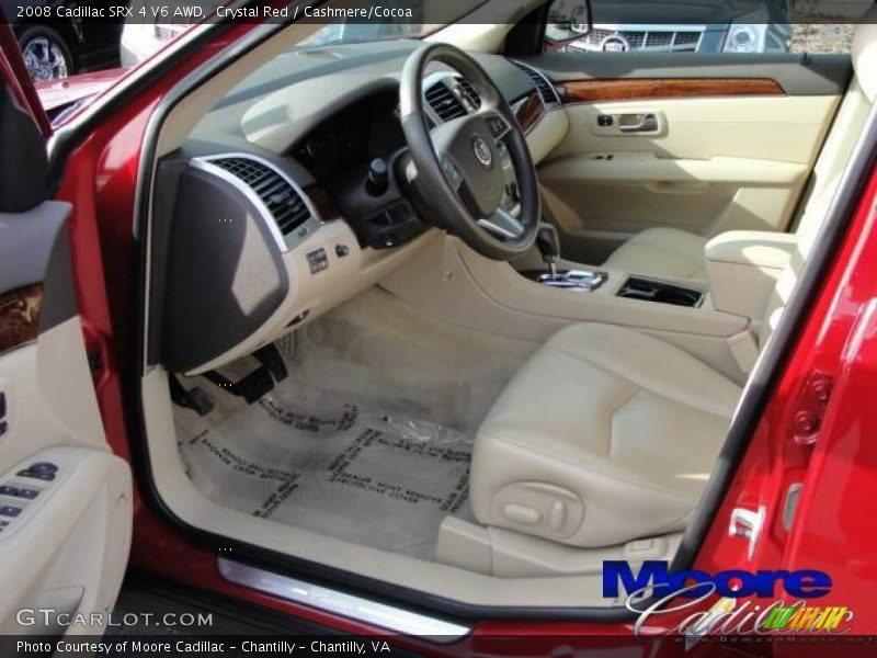 Crystal Red / Cashmere/Cocoa 2008 Cadillac SRX 4 V6 AWD