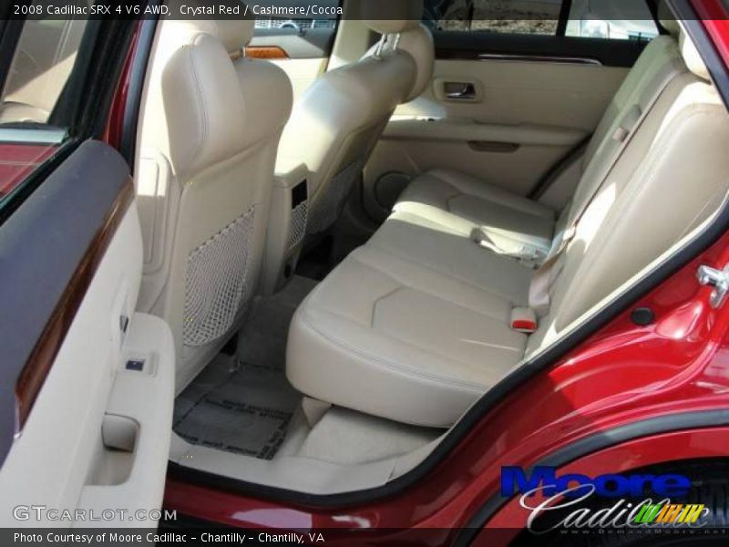 Crystal Red / Cashmere/Cocoa 2008 Cadillac SRX 4 V6 AWD