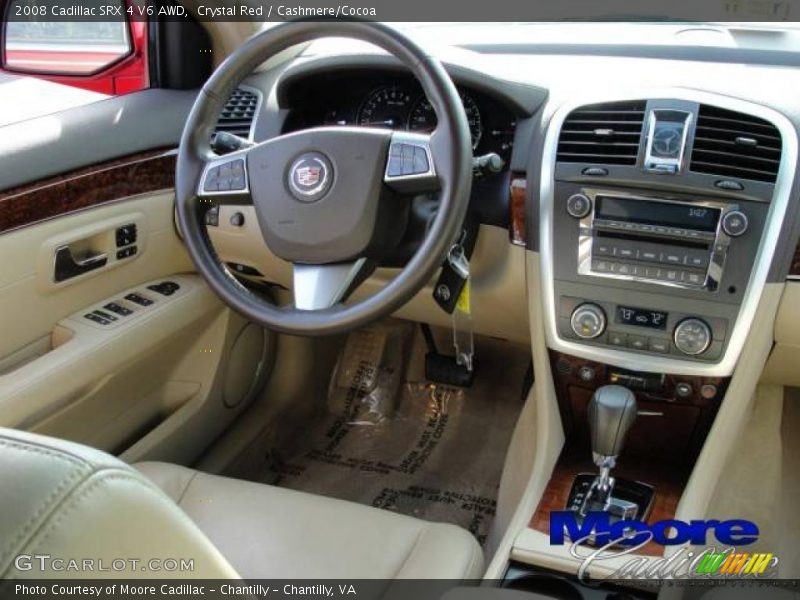 Crystal Red / Cashmere/Cocoa 2008 Cadillac SRX 4 V6 AWD