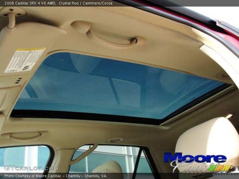Crystal Red / Cashmere/Cocoa 2008 Cadillac SRX 4 V6 AWD