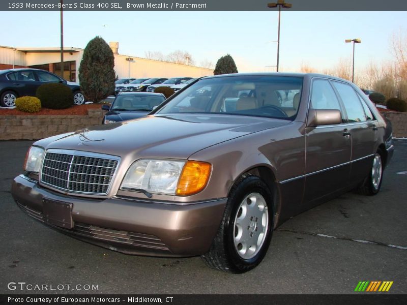 Brown Metallic / Parchment 1993 Mercedes-Benz S Class 400 SEL