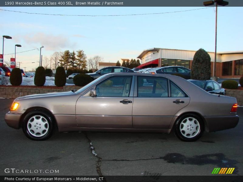 Brown Metallic / Parchment 1993 Mercedes-Benz S Class 400 SEL