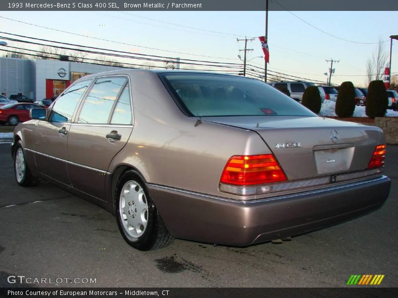 Brown Metallic / Parchment 1993 Mercedes-Benz S Class 400 SEL