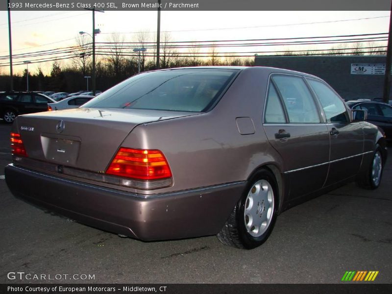 Brown Metallic / Parchment 1993 Mercedes-Benz S Class 400 SEL