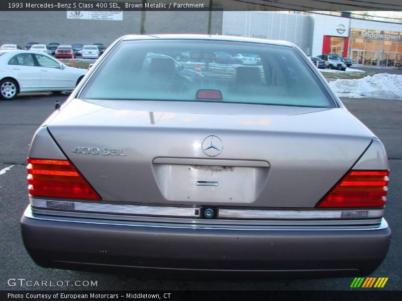 Brown Metallic / Parchment 1993 Mercedes-Benz S Class 400 SEL