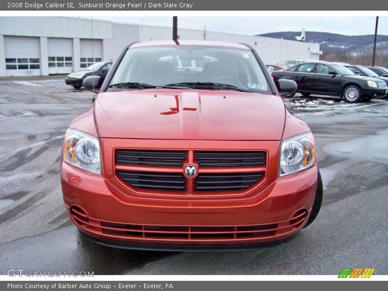Sunburst Orange Pearl / Dark Slate Gray 2008 Dodge Caliber SE