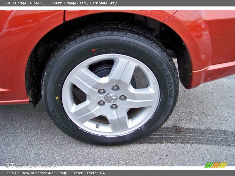 Sunburst Orange Pearl / Dark Slate Gray 2008 Dodge Caliber SE