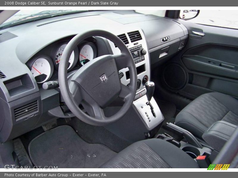 Sunburst Orange Pearl / Dark Slate Gray 2008 Dodge Caliber SE