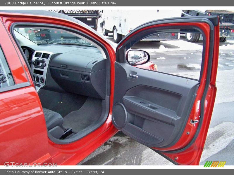Sunburst Orange Pearl / Dark Slate Gray 2008 Dodge Caliber SE