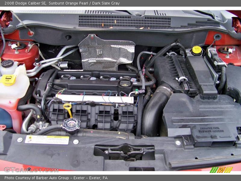 Sunburst Orange Pearl / Dark Slate Gray 2008 Dodge Caliber SE