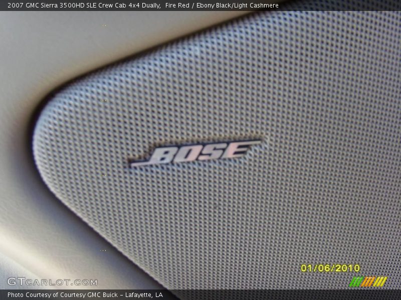 Fire Red / Ebony Black/Light Cashmere 2007 GMC Sierra 3500HD SLE Crew Cab 4x4 Dually