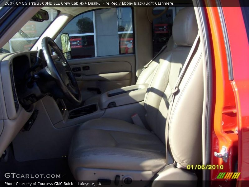 Fire Red / Ebony Black/Light Cashmere 2007 GMC Sierra 3500HD SLE Crew Cab 4x4 Dually