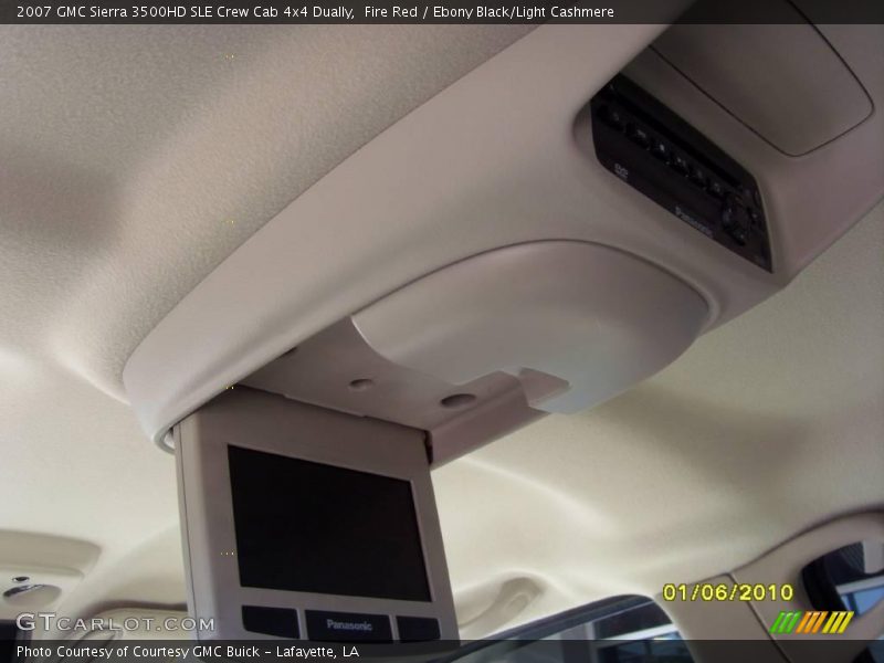 Fire Red / Ebony Black/Light Cashmere 2007 GMC Sierra 3500HD SLE Crew Cab 4x4 Dually