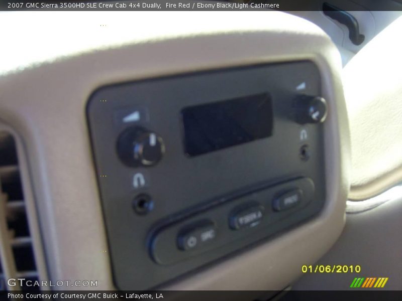 Fire Red / Ebony Black/Light Cashmere 2007 GMC Sierra 3500HD SLE Crew Cab 4x4 Dually