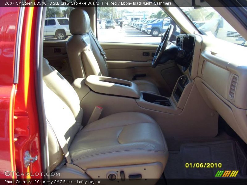 Fire Red / Ebony Black/Light Cashmere 2007 GMC Sierra 3500HD SLE Crew Cab 4x4 Dually