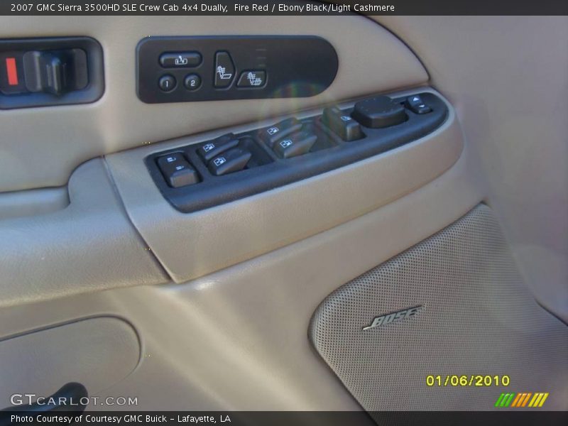 Fire Red / Ebony Black/Light Cashmere 2007 GMC Sierra 3500HD SLE Crew Cab 4x4 Dually