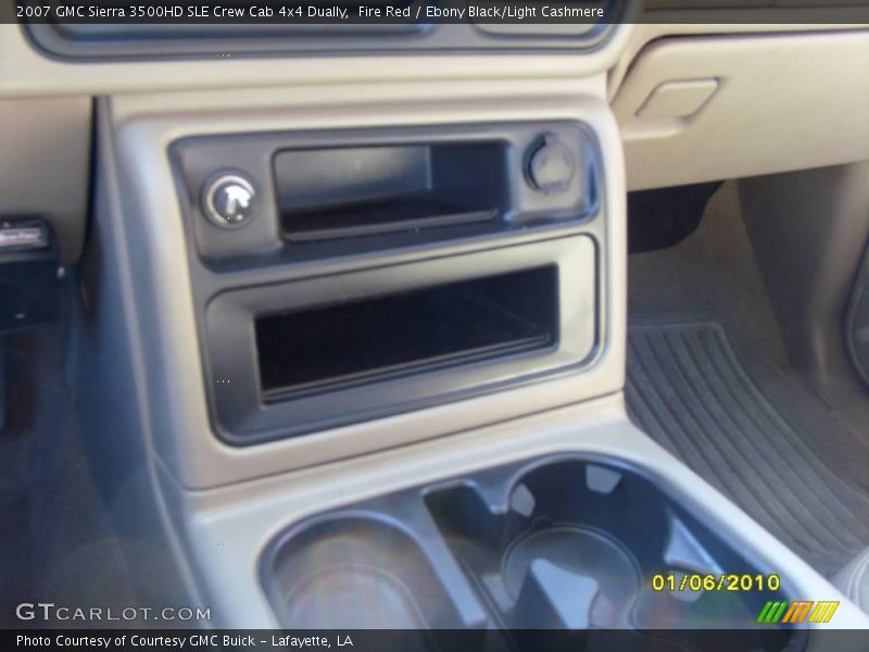Fire Red / Ebony Black/Light Cashmere 2007 GMC Sierra 3500HD SLE Crew Cab 4x4 Dually